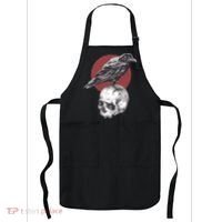 Raven On Skull Apron thumb 0