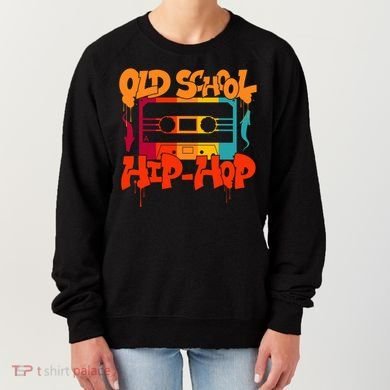 Retro Old School Hip Hop 80s 90s Graffiti Cassette Women's Sweatshirt
