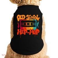 Retro Old School Hip Hop 80s 90s Graffiti Cassette Doggie Tank thumb 0