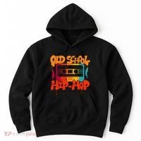Retro Old School Hip Hop 80s 90s Graffiti Cassette Hoodie thumb 0