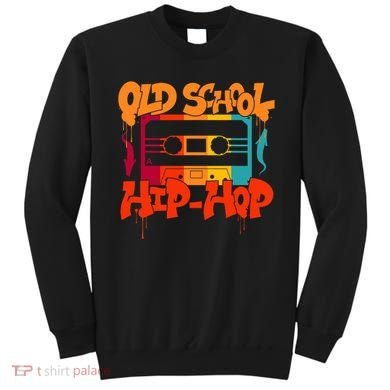 Retro Old School Hip Hop 80s 90s Graffiti Cassette Sweatshirt