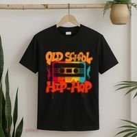 Retro Old School Hip Hop 80s 90s Graffiti Cassette T-Shirt thumb 2