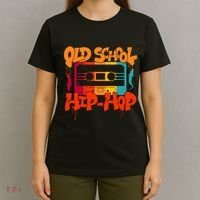 Retro Old School Hip Hop 80s 90s Graffiti Cassette T-Shirt thumb 4