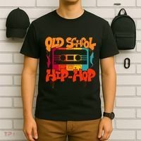 Retro Old School Hip Hop 80s 90s Graffiti Cassette T-Shirt thumb 6