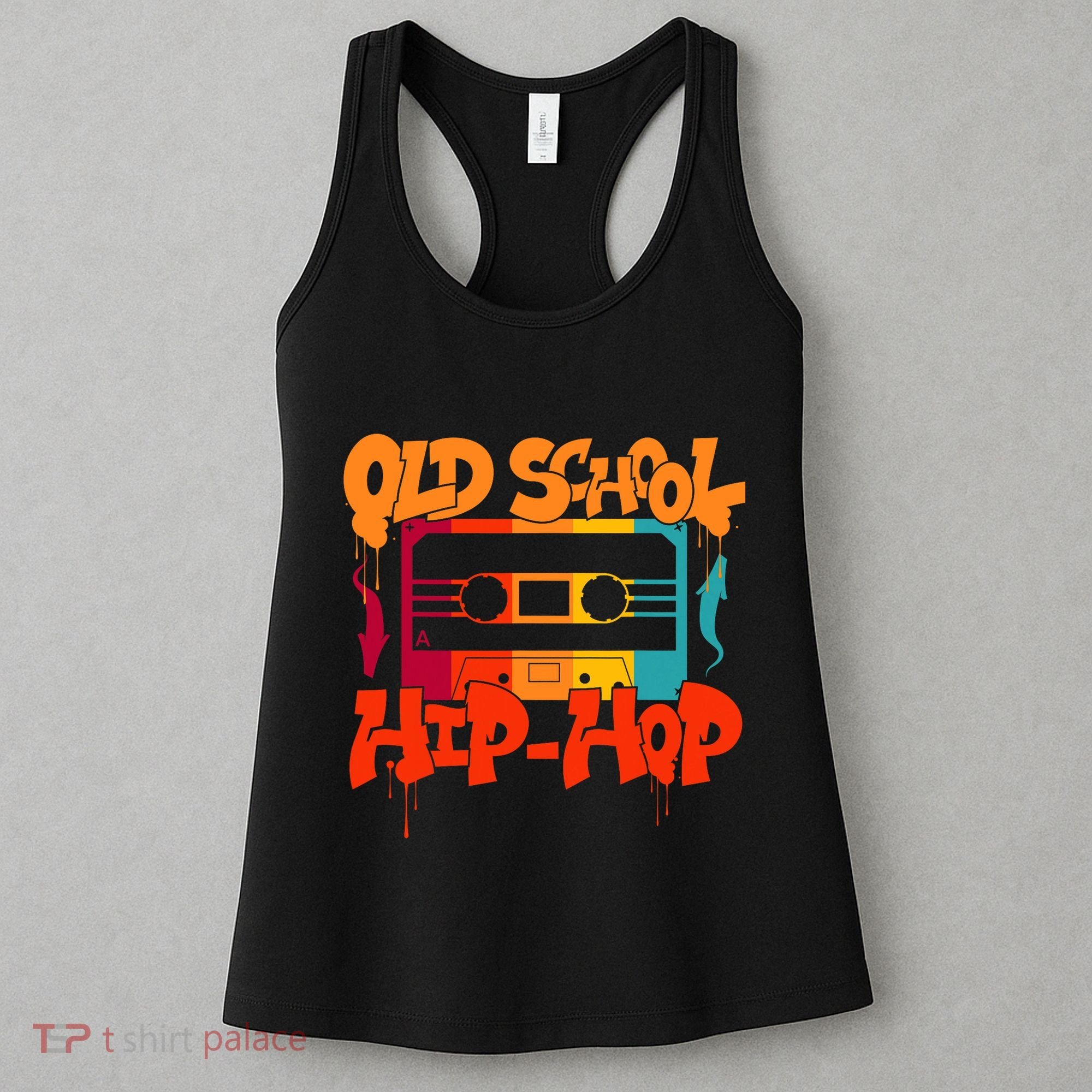 Retro Old School Hip Hop 80s 90s Graffiti Cassette Women's Tank Top
