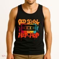 Retro Old School Hip Hop 80s 90s Graffiti Cassette Tank Top thumb 3