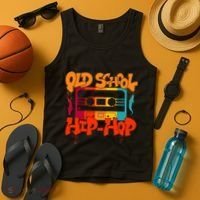 Retro Old School Hip Hop 80s 90s Graffiti Cassette Tank Top thumb 4