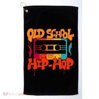 Retro Old School Hip Hop 80s 90s Graffiti Cassette Golf Towel thumb 0