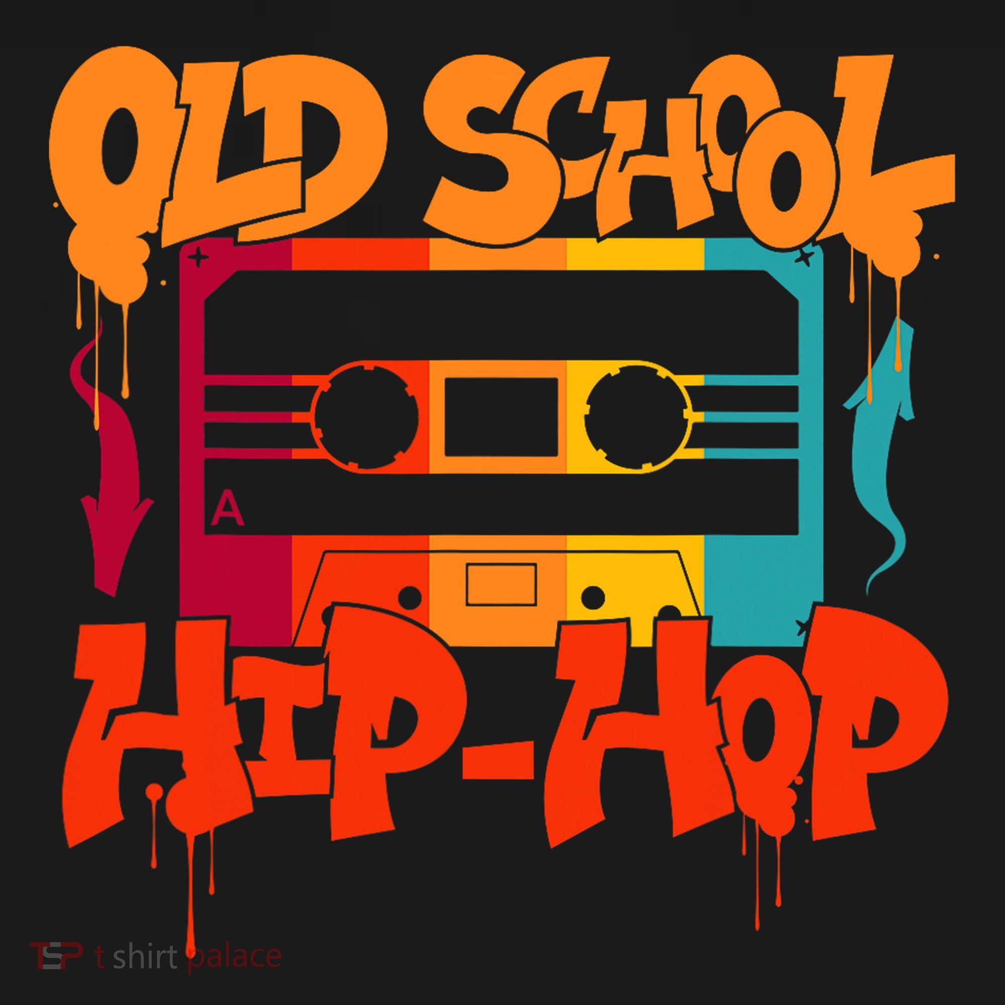 Retro Old School Hip Hop 80s 90s Graffiti Cassette Toddler T-Shirt