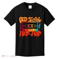 Retro Old School Hip Hop 80s 90s Graffiti Cassette Kids T-Shirt thumb 0