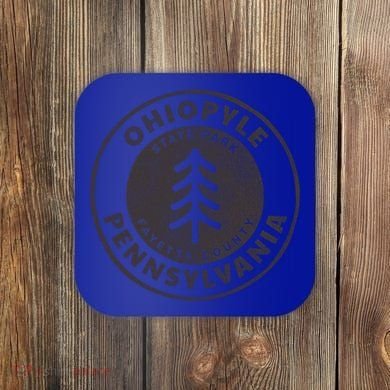 Retro Ohiopyle State Park Pennsylvania Souvenir Design Meaningful Gift Coaster