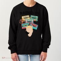 Raised On Slim Retro Cassettes Hip Hop Women's Sweatshirt thumb 0