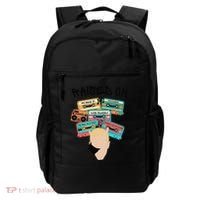 Raised On Slim Retro Cassettes Hip Hop Backpack thumb 0