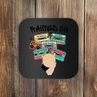 Raised On Slim Retro Cassettes Hip Hop Coaster thumb 0