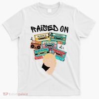 Raised On Slim Retro Cassettes Hip Hop T-Shirt thumb 0