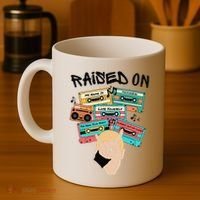 Raised On Slim Retro Cassettes Hip Hop Coffee Mug thumb 4