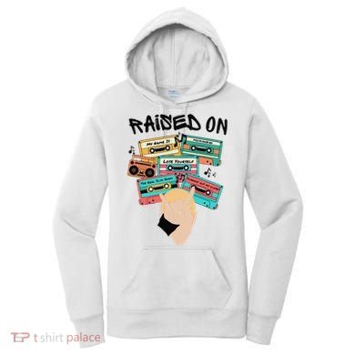Raised On Slim Retro Cassettes Hip Hop Women's Hoodie