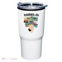 Raised On Slim Retro Cassettes Hip Hop Tumbler thumb 0