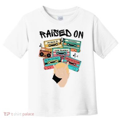 Raised On Slim Retro Cassettes Hip Hop Toddler T-Shirt