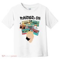 Raised On Slim Retro Cassettes Hip Hop Toddler T-Shirt thumb 0