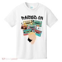 Raised On Slim Retro Cassettes Hip Hop Kids T-Shirt thumb 0