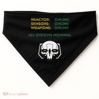 Reactor Online Sensors Online Weapons Online All Systems Nom USA-Made Doggie Bandana thumb 0