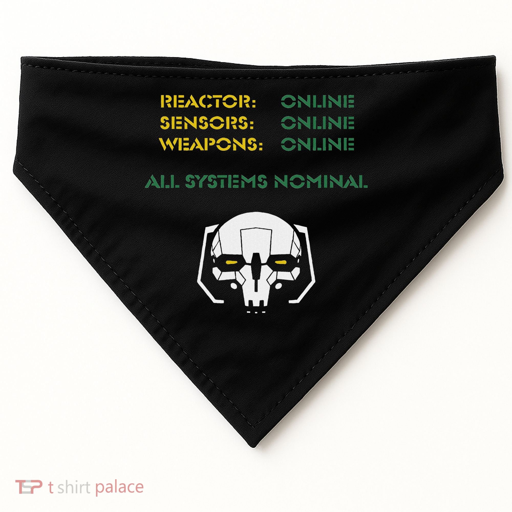 Reactor Online Sensors Online Weapons Online All Systems Nom USA-Made Doggie Bandana