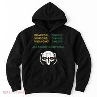Reactor Online Sensors Online Weapons Online All Systems Nom Hoodie thumb 0
