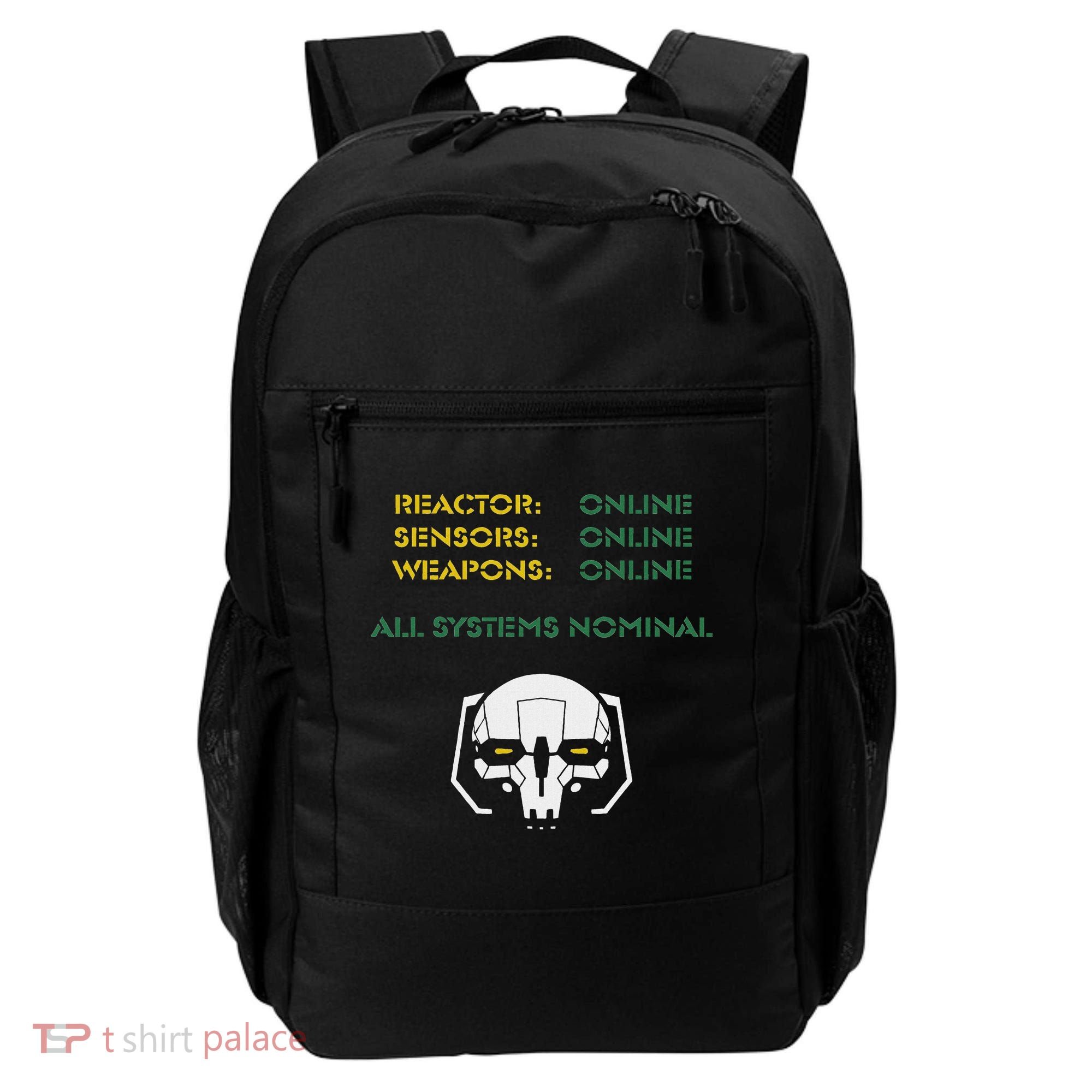 Reactor Online Sensors Online Weapons Online All Systems Nom Backpack