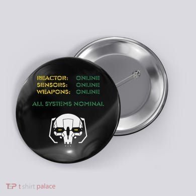 Reactor Online Sensors Online Weapons Online All Systems Nom Button