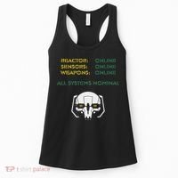 Reactor Online Sensors Online Weapons Online All Systems Nom Women's Tank Top thumb 0