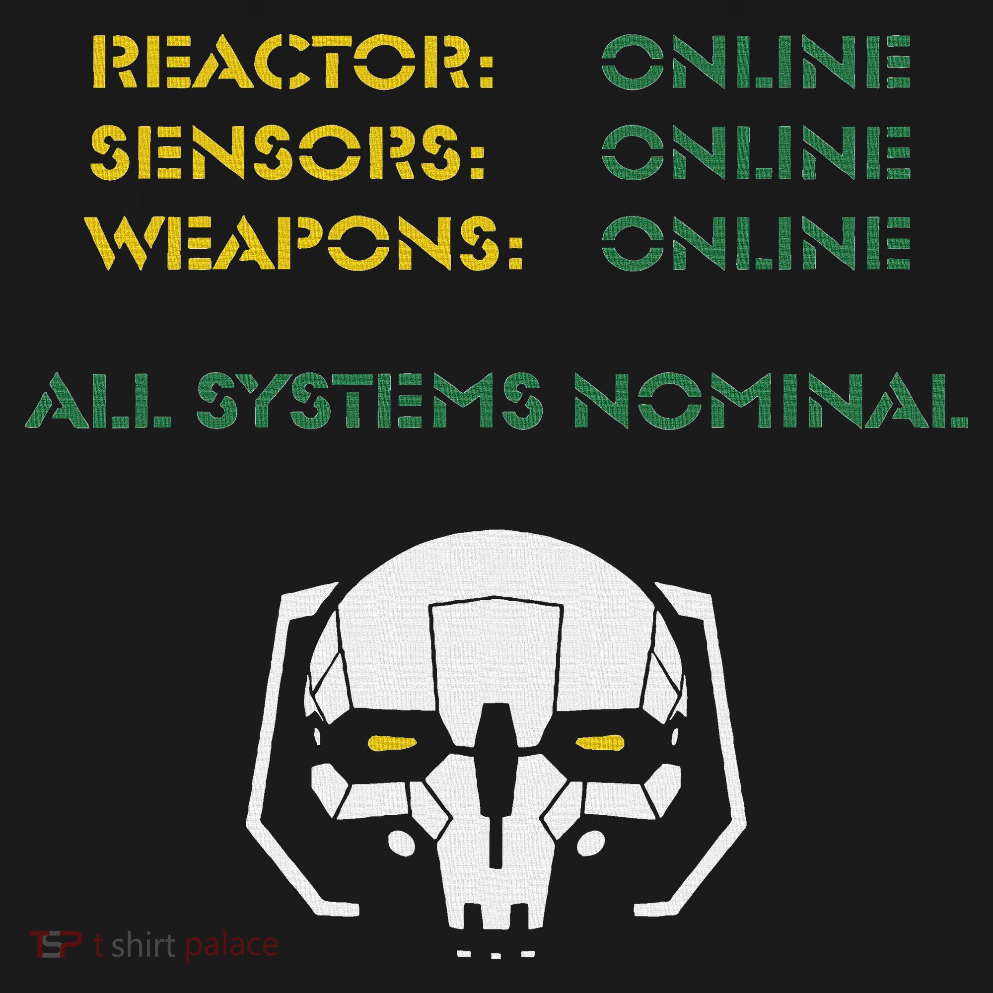 Reactor Online Sensors Online Weapons Online All Systems Nom Toddler Hoodie