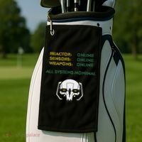 Reactor Online Sensors Online Weapons Online All Systems Nom Golf Towel thumb 2