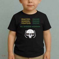 Reactor Online Sensors Online Weapons Online All Systems Nom Toddler T-Shirt thumb 2