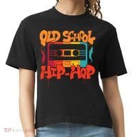 Retro Old School Hip Hop 80s 90s Graffiti Cassette Comfort Colors Boxy T-Shirt thumb 0