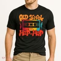 Retro Old School Hip Hop 80s 90s Graffiti Cassette Cooling Performance Crew T-Shirt thumb 2