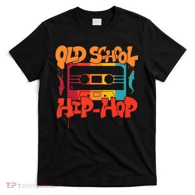 Retro Old School Hip Hop 80s 90s Graffiti Cassette T-Shirt