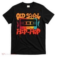 Retro Old School Hip Hop 80s 90s Graffiti Cassette T-Shirt thumb 0