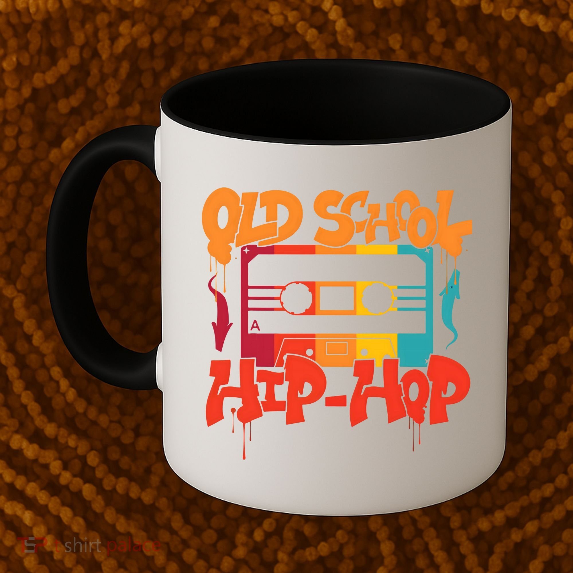 Retro Old School Hip Hop 80s 90s Graffiti Cassette Coffee Mug