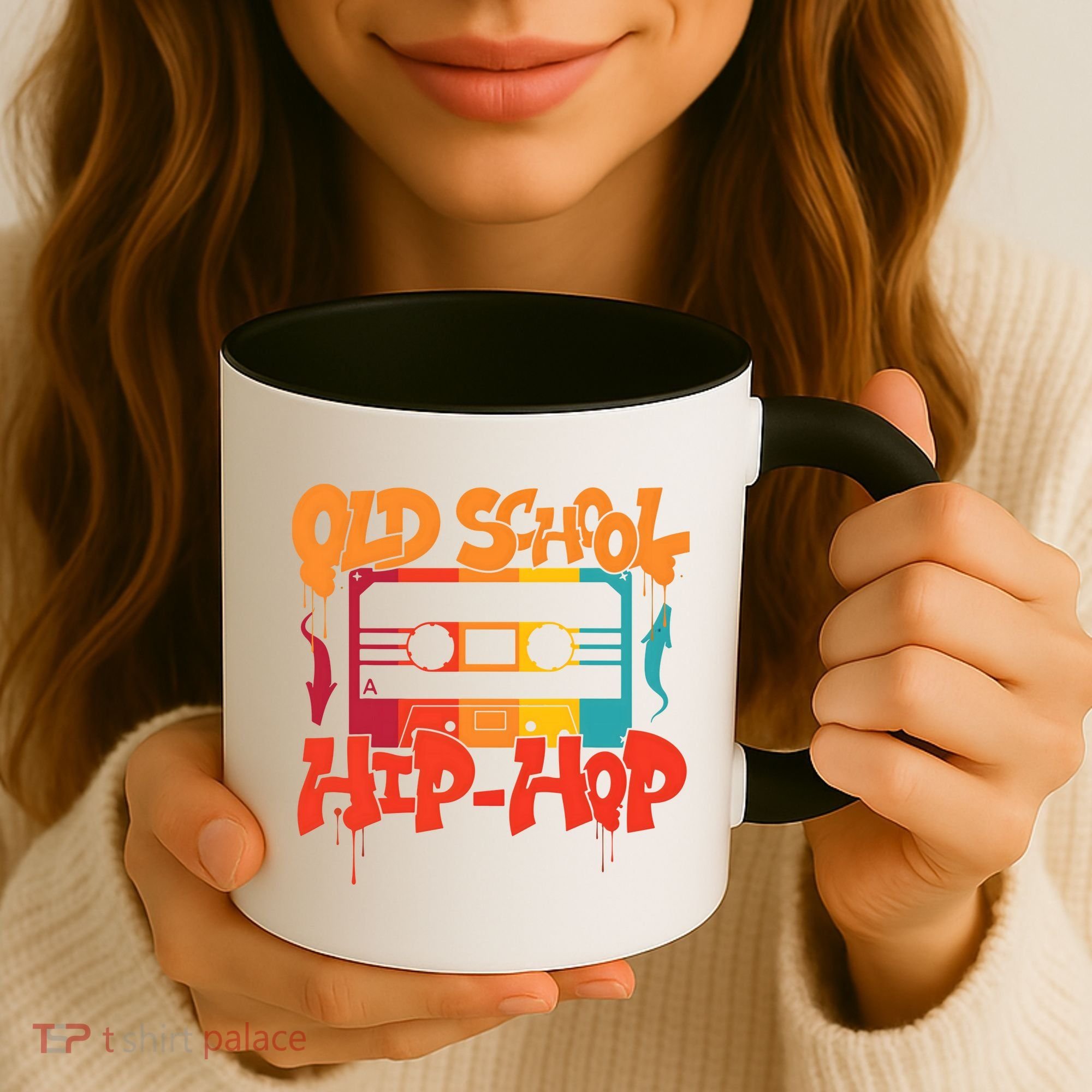 Retro Old School Hip Hop 80s 90s Graffiti Cassette Coffee Mug
