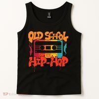 Retro Old School Hip Hop 80s 90s Graffiti Cassette Tank Top thumb 2