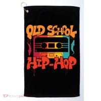Retro Old School Hip Hop 80s 90s Graffiti Cassette Golf Towel thumb 0