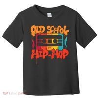 Retro Old School Hip Hop 80s 90s Graffiti Cassette Toddler T-Shirt thumb 0