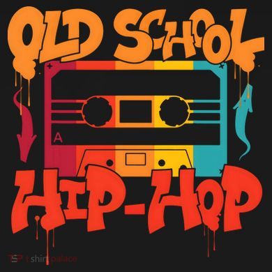 Retro Old School Hip Hop 80s 90s Graffiti Cassette Women's T-Shirt