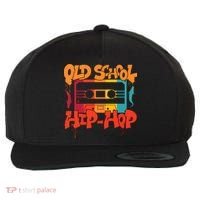 Retro Old School Hip Hop 80s 90s Graffiti Cassette Wool Snapback Cap thumb 0