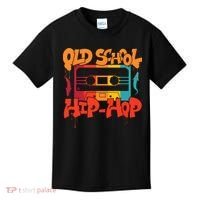 Retro Old School Hip Hop 80s 90s Graffiti Cassette Kids T-Shirt thumb 0