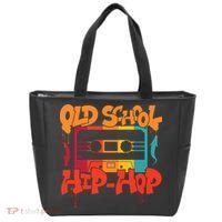 Retro Old School Hip Hop 80s 90s Graffiti Cassette Tote Bag thumb 0