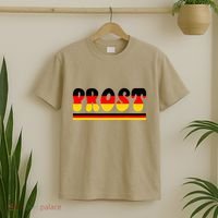 Retro Oktoberfest Squad German Flag Prost T-Shirt thumb 2