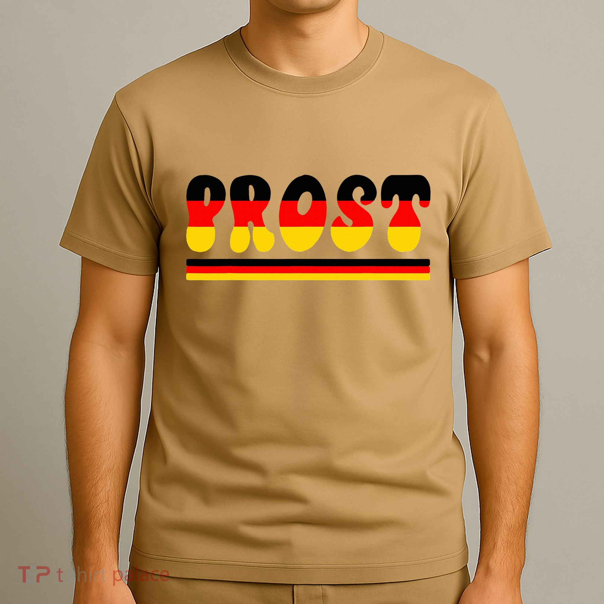 Retro Oktoberfest Squad German Flag Prost T-Shirt