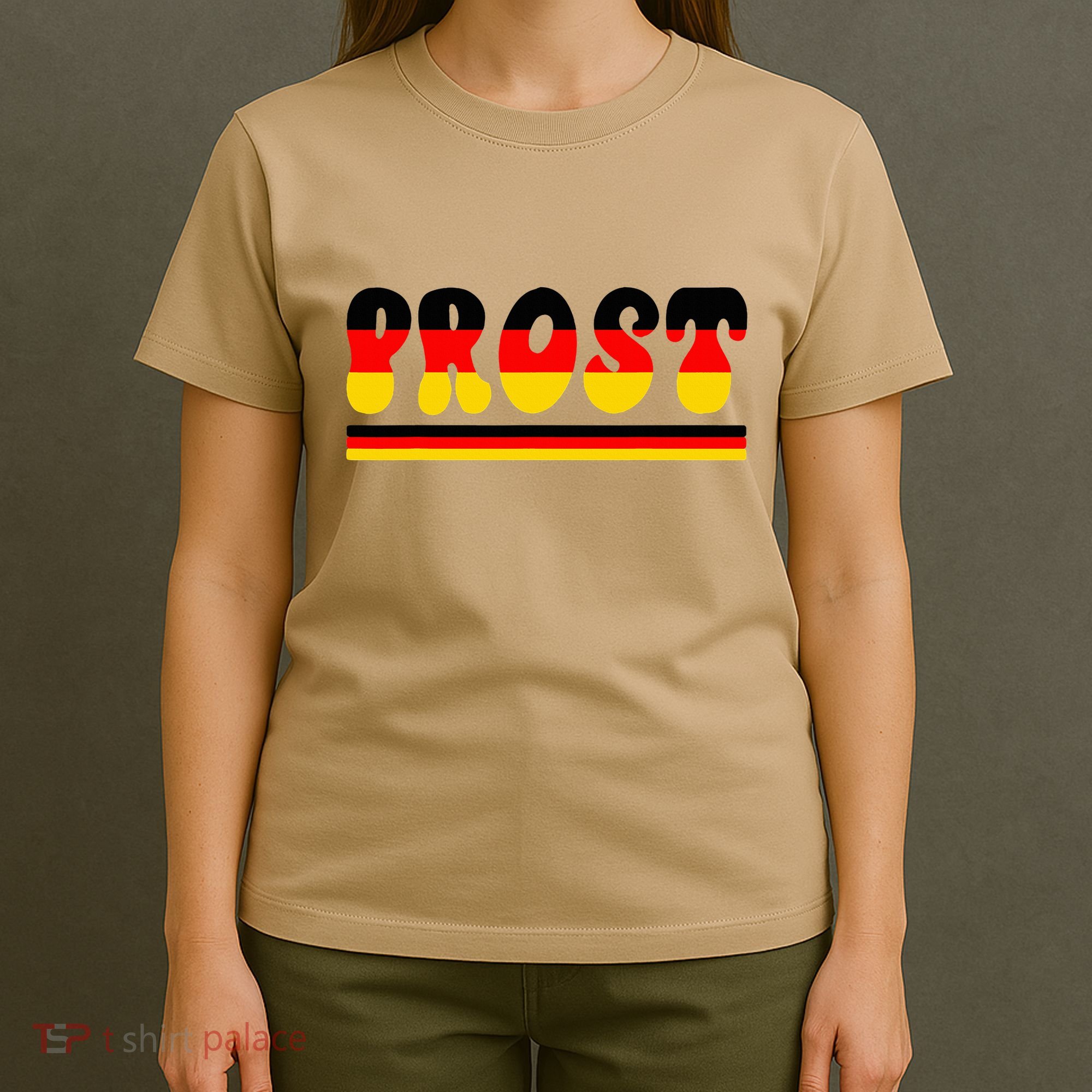 Retro Oktoberfest Squad German Flag Prost T-Shirt
